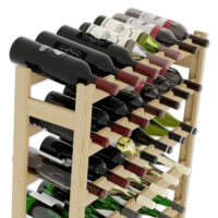 Weinregal für 56 Flaschen natur