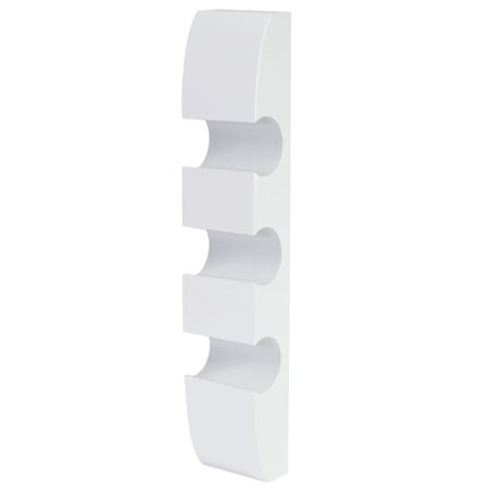Weinregal Flaschenregal Wandregal für 3 Flaschen 54x13x9cm weiss