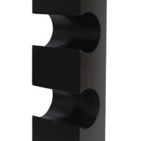 Weinregal Flaschenregal Wandregal für 5 Flaschen 99x13x9cm schwarz
