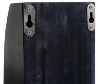 Weinregal Flaschenregal Wandregal für 5 Flaschen 99x13x9cm schwarz