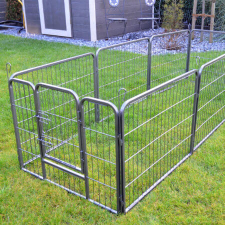 Welpenauslauf SafeRun M sicherer Laufstall für Hunde und Welpen