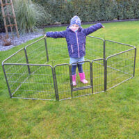 Welpenauslauf SafeRun M sicherer Laufstall für Hunde und Welpen