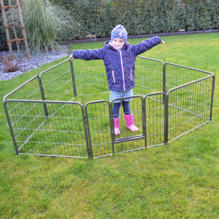 Welpenauslauf SafeRun M sicherer Laufstall für Hunde und Welpen