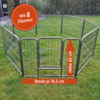 Welpenauslauf SafeRun M sicherer Laufstall für Hunde und Welpen