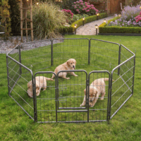 Welpenauslauf SafeRun M sicherer Laufstall für Hunde und Welpen