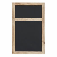 Werbetafel Wandtafel Kreidetafel ~ Shabby-Look 55x34x2cm Natur