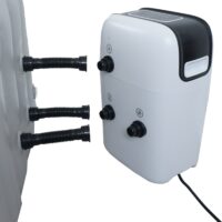 Aufblasbarer Whirlpool eckig für 5 Personen 180 cm beheizbar