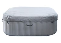 Aufblasbarer Whirlpool eckig für 5 Personen 180 cm beheizbar