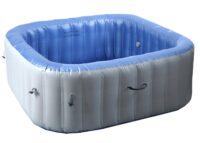 Aufblasbarer Whirlpool eckig für 5 Personen 180 cm beheizbar