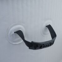 Aufblasbarer Whirlpool eckig für 6 Personen 198 cm grau-blau