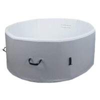 Aufblasbarer Whirlpool rund für 4 Personen Ø150 cm grau-weiß