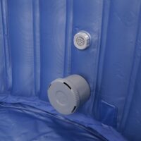 Aufblasbarer Whirlpool rund für 4 Personen Ø180 cm grau-blau