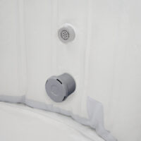 Aufblasbarer Whirlpool rund für 4 Personen Ø180 cm grau-weiß