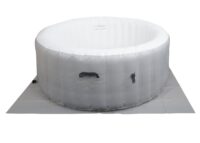 Aufblasbarer Whirlpool rund für 4 Personen Ø180 cm grau-weiß
