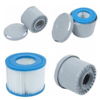 Aufblasbarer Whirlpool rund für 5 Personen Ø180 cm beheizbar