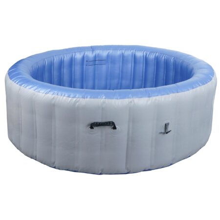 Aufblasbarer Whirlpool rund für 5 Personen Ø198 cm grau-blau