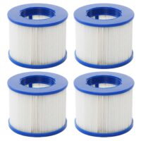 Whirlpool Wasserfilter Ersatzkartusche 4er Set Lamellenfilter