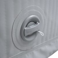 Whirlpool rund für 4 Personen beheizbar Ø180 cm grau-weiß