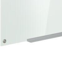 Whiteboard Magnettafel Glas mit Zubehör für Büro und Homeoffice weiss