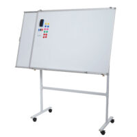 Whiteboard Magnettafel mobil rollbar mit Zubehör 167x186cm