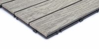 WPC Bodenfliesen Holzoptik antik braun 1 m² Terrasse Balkon