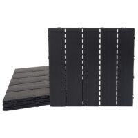 WPC Gartenfliese 1m2 JAM-E20 Holzoptik 4x je 50x50cm