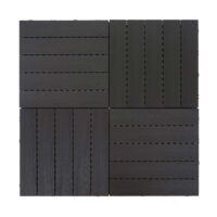 WPC Gartenfliese 1m2 JAM-E20 Holzoptik 4x je 50x50cm