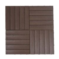 WPC Gartenfliese 1m2 JAM-E20 Holzoptik 4x je 50x50cm