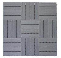 WPC Gartenfliese 1m2 JAM-E21 Holzoptik 11x je 30x30cm