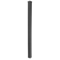 WPC-Pfosten Sarthe Zaun Stecksystem 240cm anthrazit