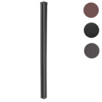 WPC-Pfosten Sarthe Zaun Stecksystem 240cm anthrazit