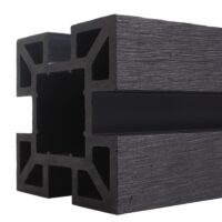 WPC-Pfosten Sarthe Zaun Stecksystem 98cm anthrazit