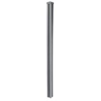 WPC-Pfosten Sarthe Zaun Stecksystem 1,88m grau