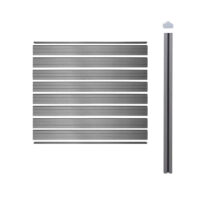 WPC-Sichtschutz Sarthe Erweiterung zum Einbetonieren 188cm grau