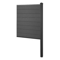WPC-Sichtschutz Sarthe Erweiterung schmal zum Einbetonieren 98cm anthrazit