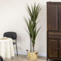Yucca künstlich grosse Kunstpflanze im Topf Deko 190cm