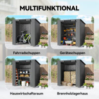Zeltgarage wasserdicht mit Belüftung und aufrollbarer Tür